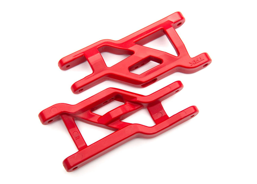 3631R Traxxas Suspension Arms, Front (Red) heavy duty, cold weather material