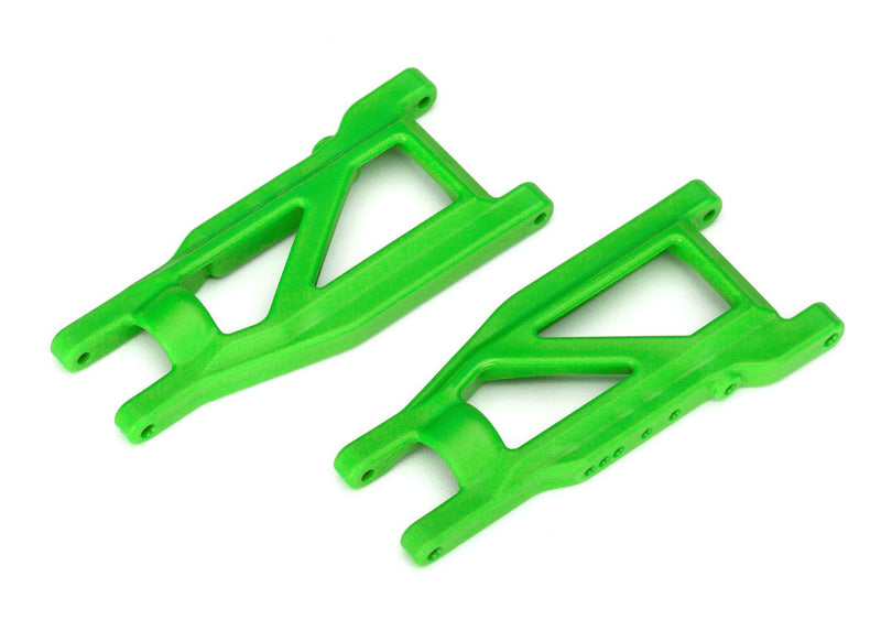 3655G - Suspension arms, green, front/rear (left & right) (2) (heavy duty, cold weather material)