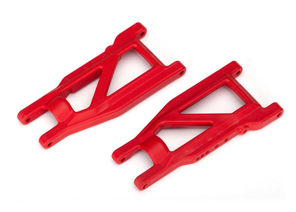 3655L - Suspension arms, red, front/rear (left & right) (2) (heavy duty, cold weather material)