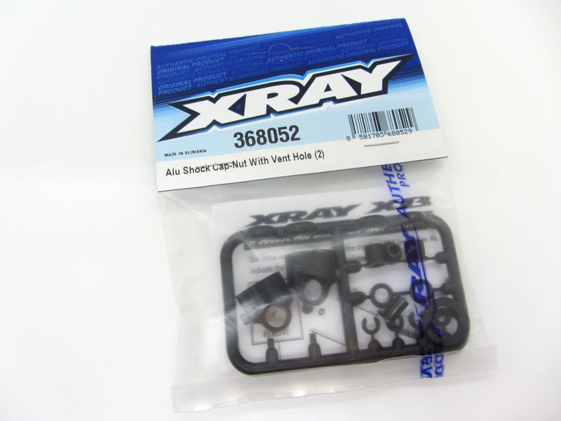 368052 Xray Alu Shock Cap Nut with Vent Hole