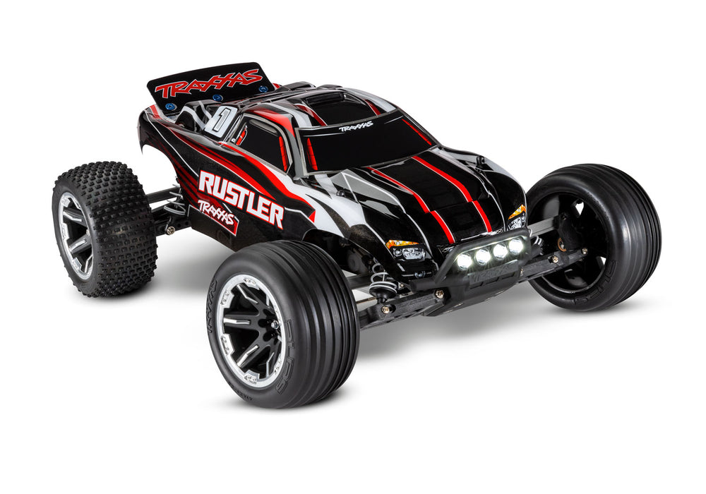 37054-61 RUSTLER 2WD W/ LED LIGHTS, RTR. W/ Battery and Charger
