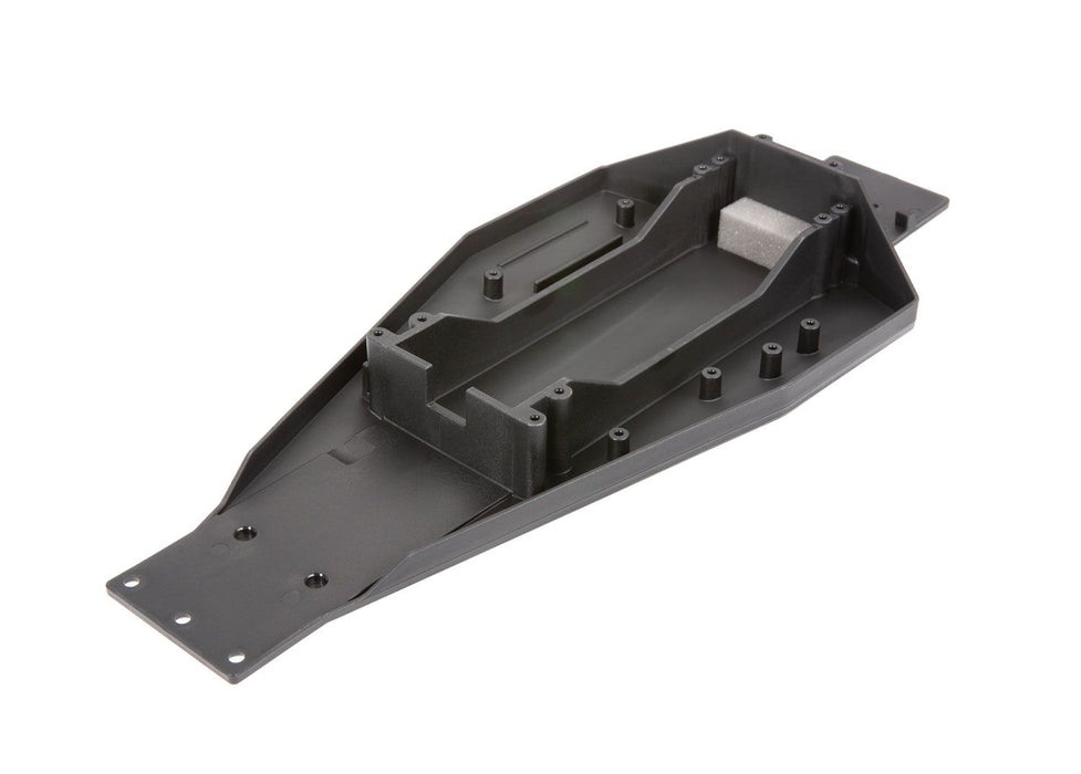 3728 Lower chassis (black) (166mm long battery compartment) (fits both flat and hump style battery packs)