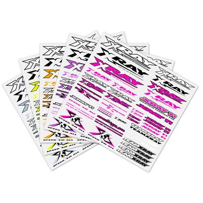 397320 Xray Stickers for Body 5 different Colors