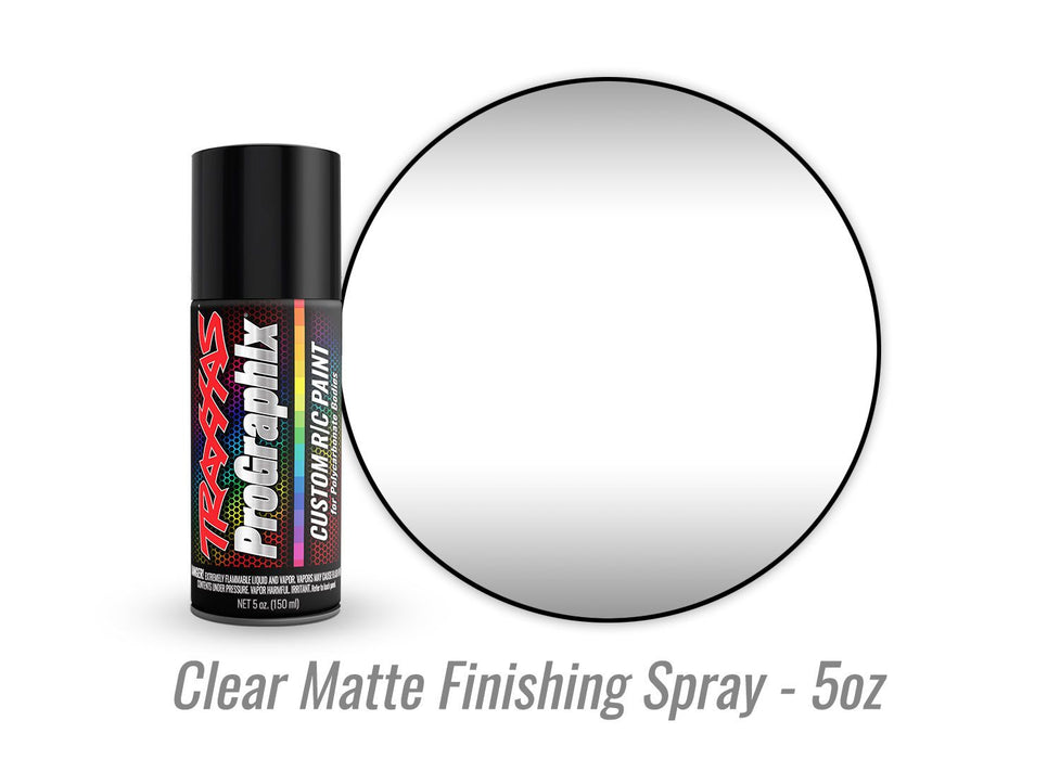 5047 Traxxas Body paint, ProGraphix®, matte finishing spray (5oz)