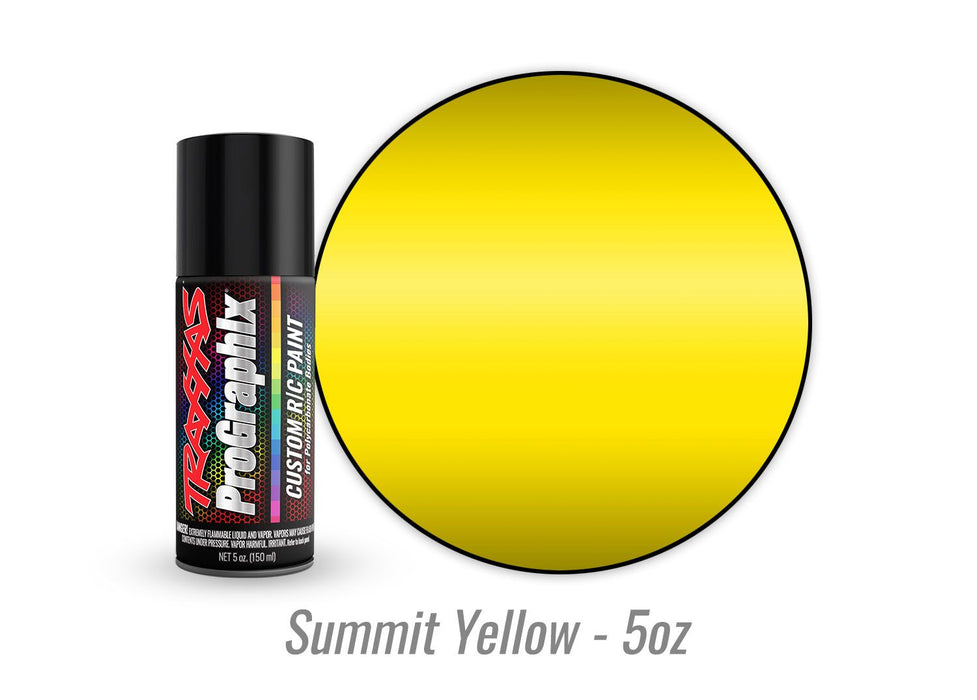 5053 Traxxas Body paint, ProGraphix®, Summit Yellow (5oz)