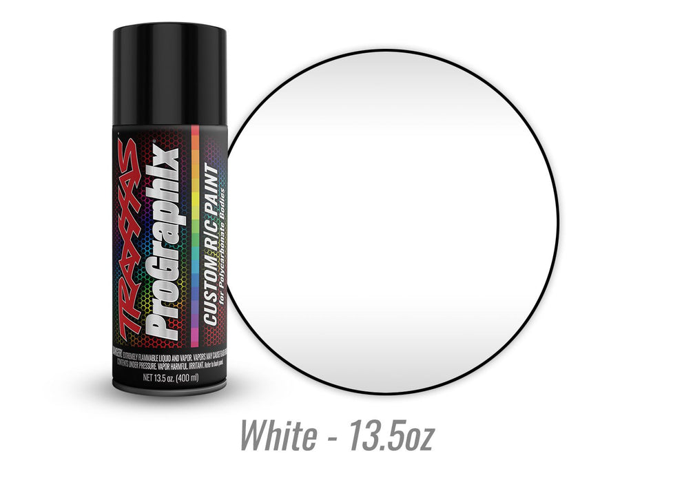 5056X Traxxas Body paint, ProGraphix®, white (13.5oz)