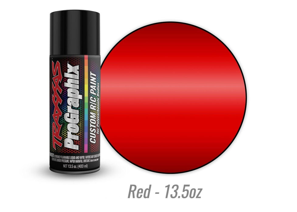 5057X Traxxas Body paint, ProGraphix®, Race Red (13.5oz)