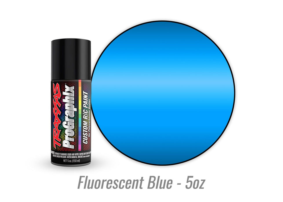 5064 Traxxas Body paint, ProGraphix®, fluorescent blue (5oz)
