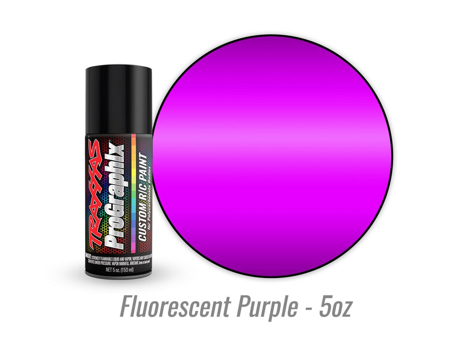 5066 Traxxas Body paint, ProGraphix®, fluorescent purple (5oz)