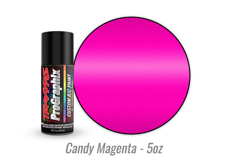 5072 Traxxas Body, paint, ProGraphix®, metallic magenta (5oz)