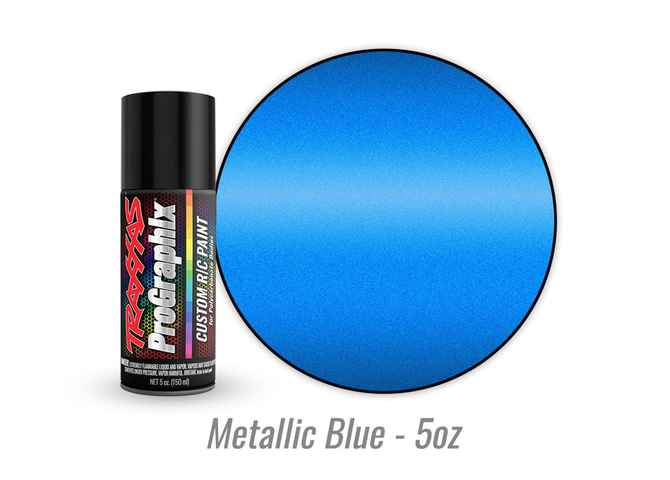 5074 Traxxas Body paint, ProGraphix®, metallic blue (5oz)