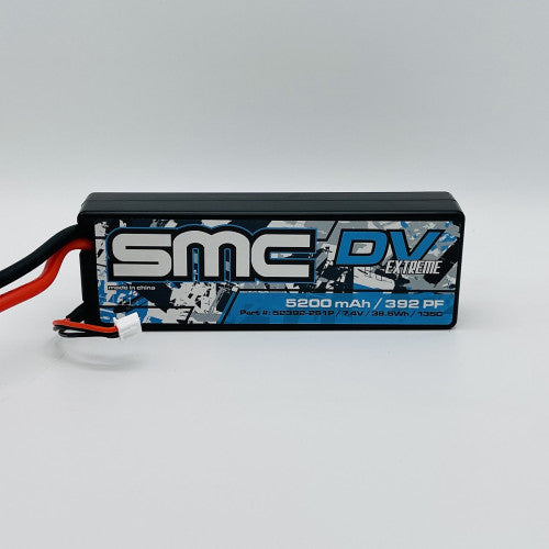 52392-2S1P - SMC True Spec DV Extreme 7.4V 5200mAh 135C wired hardcase