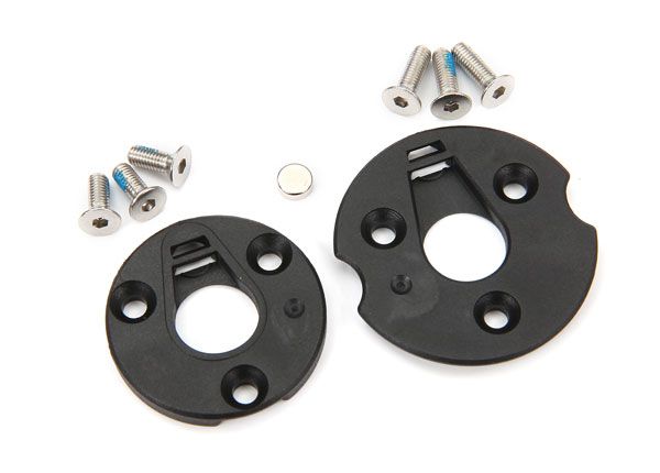 6538 Traxxas - Telemetry trigger magnet holders, spur gear