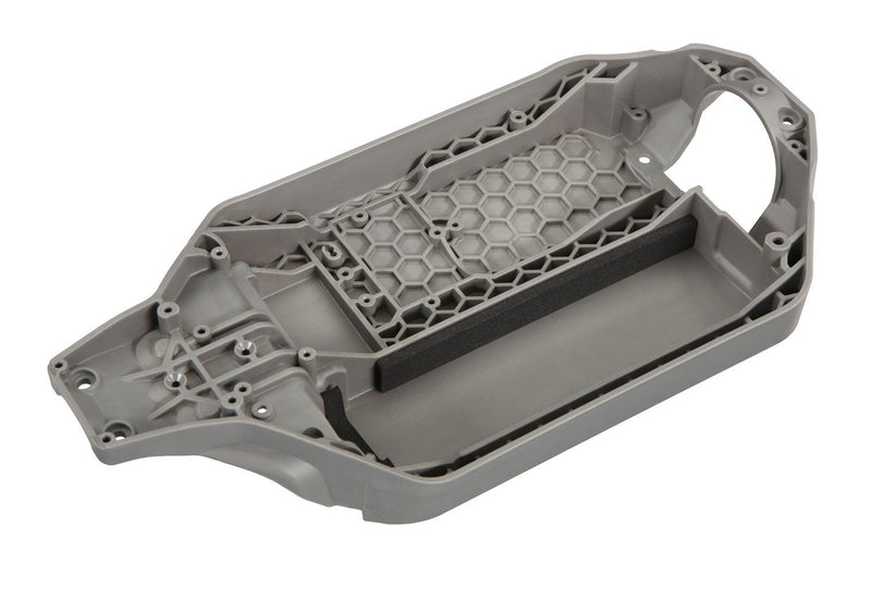 6723R - Chassis (162mm long battery compartment) (fits flat style battery packs) (use only with #7430R front bulkhead & #6726X battery hold-down)