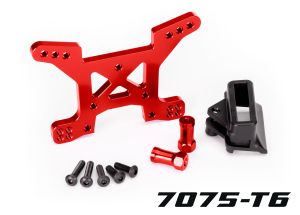 6739R Traxxas Front Shock Tower Aluminum Red