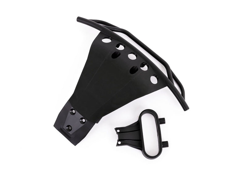 6835X - Traxxas Bumper, front / bumper support (fits Slash® 4X4) (for LED light kit installation)