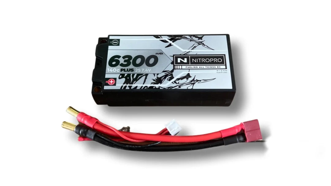 Nitro Pro 2s 7.4v 6300mah 140C LiPo Battery