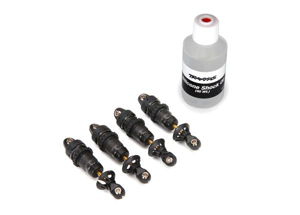 7061X - Shocks, GTR hard anodized, PTFE-coated bodies with TiN shafts (fully assembled)