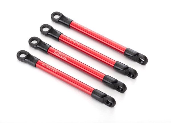7118X - Push rods, aluminum (red-anodized) (4) (assembled with rod ends)