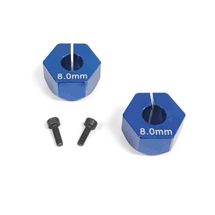 7281 Custom Works 12mm Clamping Hex for 5mm Axle, 8.0mm Offset
