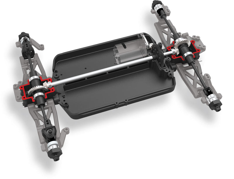 76054-5 - LaTrax Teton: 1/18 Scale 4WD Electric Monster Truck