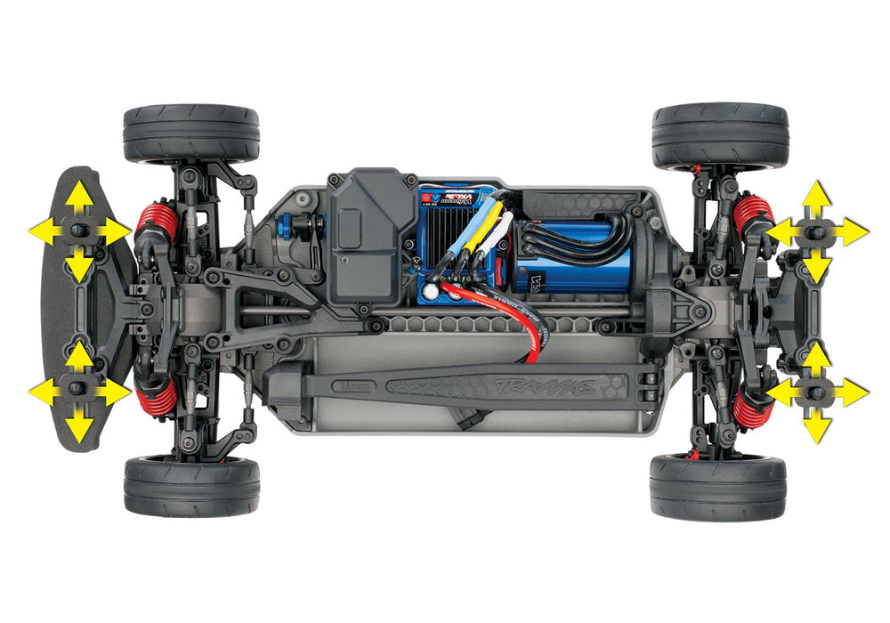 83076-4 Brushless 4-Tec® 2.0 VXL: 1/10 Scale AWD Chassis with TQi Traxxas Link™ Enabled 2.4GHz Radio System & Traxxas Stability Management (TSM)®