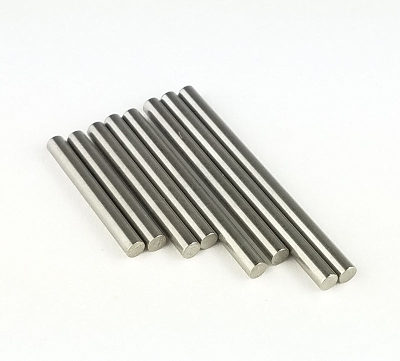 8500 Titanium Hinge Pin Set Fits all CW 2WD Cars (8)