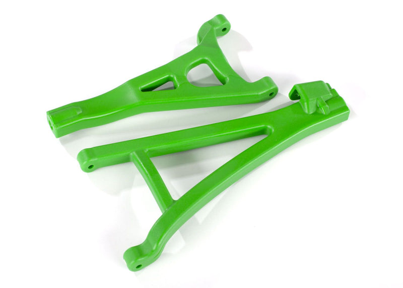 8632G - Suspension arms, green, front (left), heavy duty (upper (1)/ lower (1)), E-REVO 2