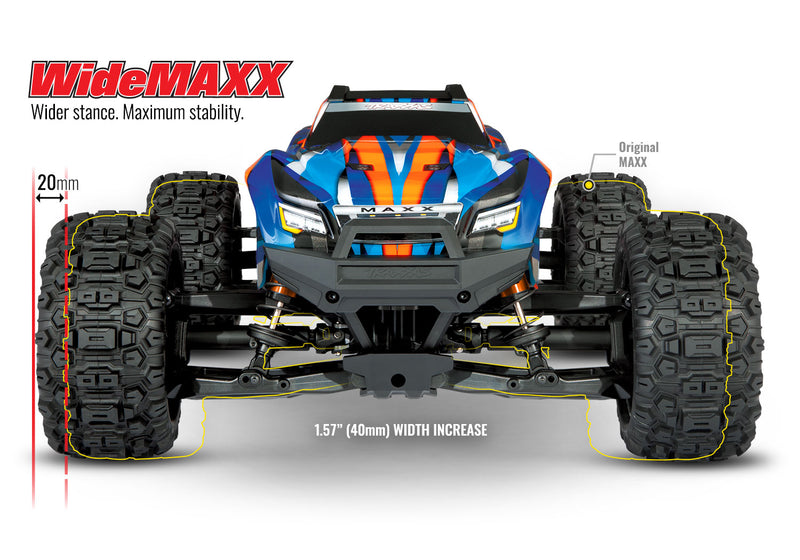 89086 Traxxas Maxx 1/10 scale monster truck. Fully assembled, Ready-To-Race®, with TQi™ 2.4GHz radio system