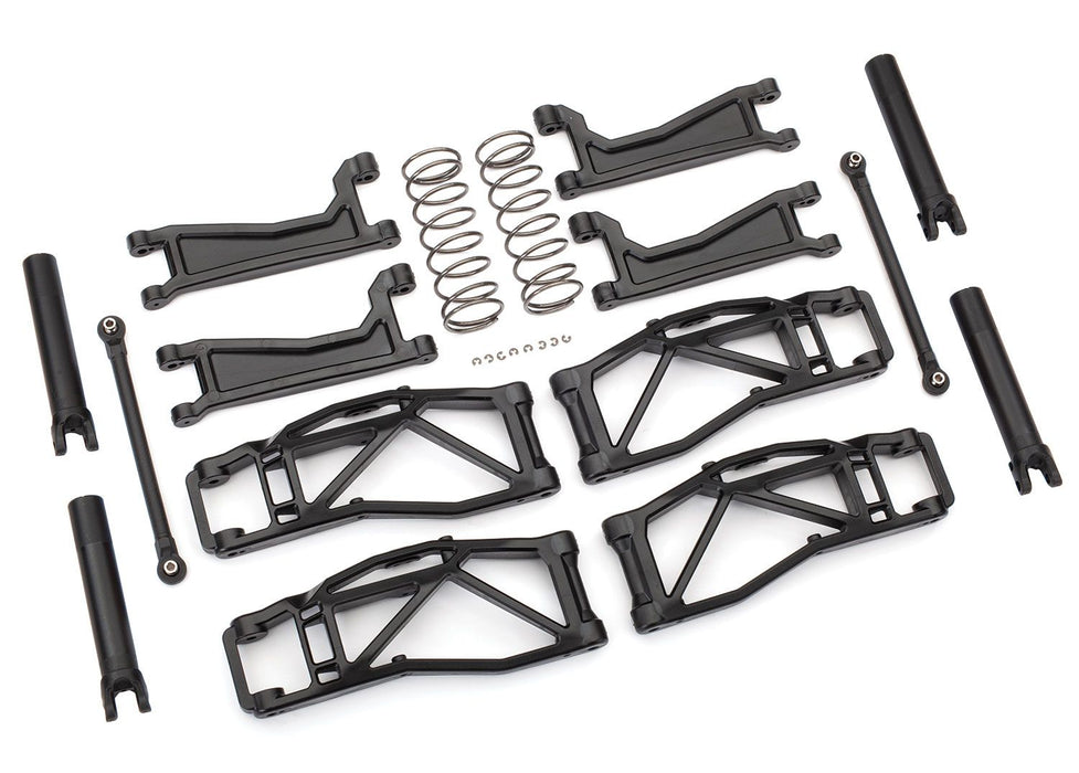 8995 SUSPENSION KIT, WIDEMAXX™, BLACK (INCLUDES FRONT & REAR SUSPENSION ARMS, FRONT TOE LINKS, REAR SHOCK SPRINGS)