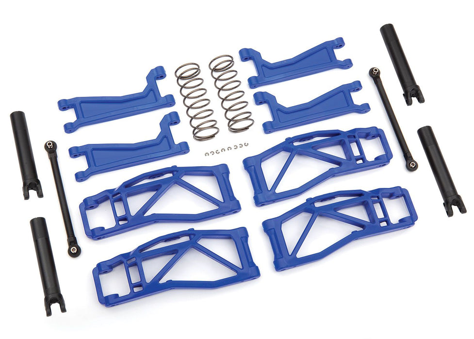 8995X - Suspension kit, WideMaxx™, blue (includes front & rear suspension arms, front toe links, rear shock springs)