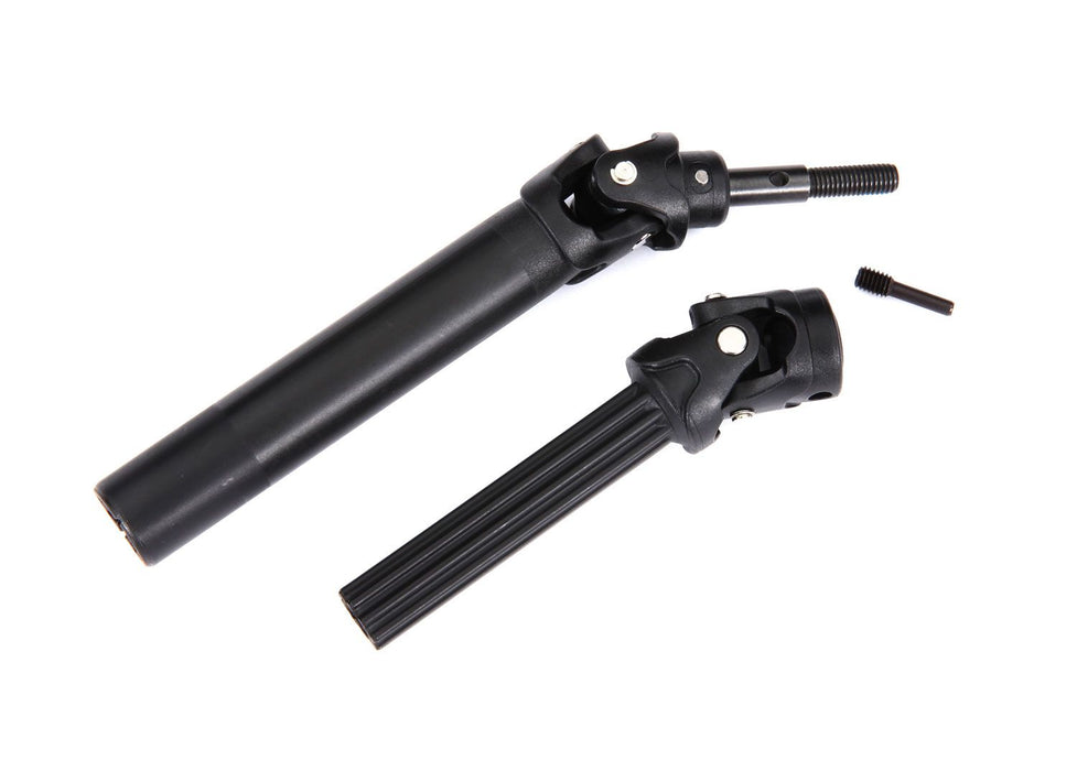 8996 Traxxas Driveshaft assembly, front or rear, Maxx® Duty (1) (left or right) (fully assembled, ready to install)/ screw pin (1) (for use with #8995 WideMaxx™ suspension kit)