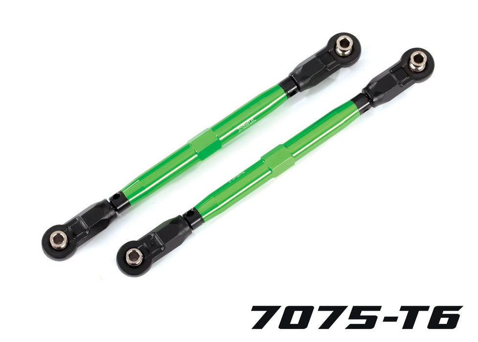 8997G - Traxxas Toe Links WIDEMAXX, Front (Tube 6061-T6 Aluminum) (2) (Green)