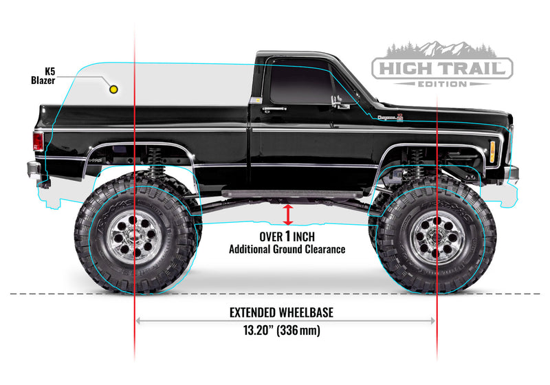 92056-4 - Traxxas TRX-4 Chevrolet K10 High Trail Edition 1/10 Scale Crawler