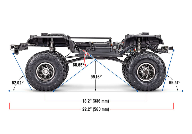92056-4 - Traxxas TRX-4 Chevrolet K10 High Trail Edition 1/10 Scale Crawler