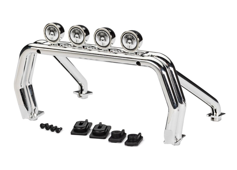 9262 Traxxas Roll bar/ roll bar mounts, left & right/ 2.6x12mm BCS (self-tapping) (4) (fits #9212 body)