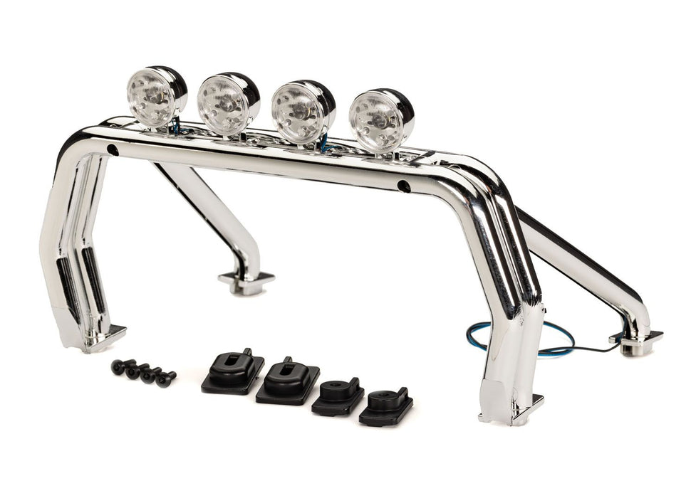 9262X Traxxas Roll Bar (assembled with LED light bar)/ Roll bar mounts left & right for 9212 Body