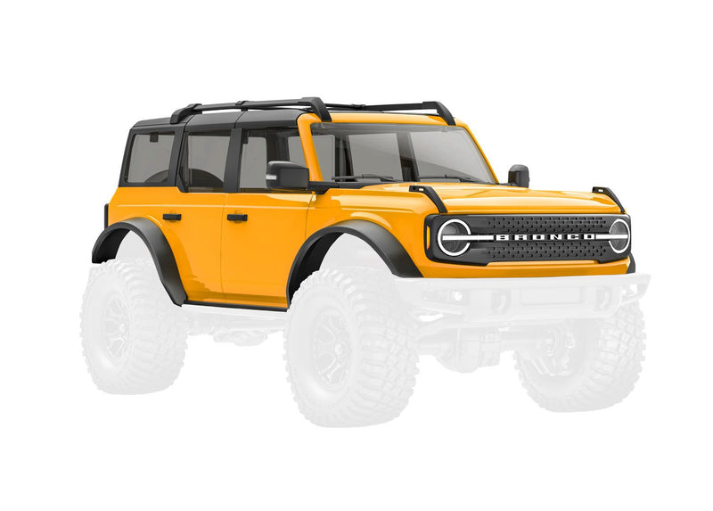 9711-Cyber Traxxas Body Ford Bronco Complete Cyber Orange