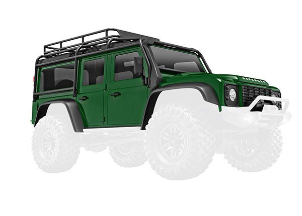 9712-GRN Traxxas Body Trx-4 M Defender Green