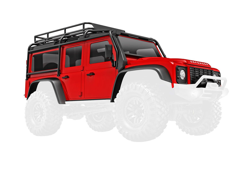 9712-RED Traxxas Body Trx-4 M Defender Red
