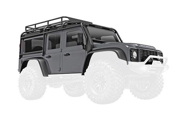 9712-SLVR Traxxas Body Trx-4 M Defender Silver