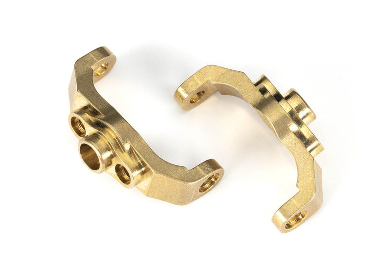 9733 Traxxas Caster Blocks, Brass (left & Right)