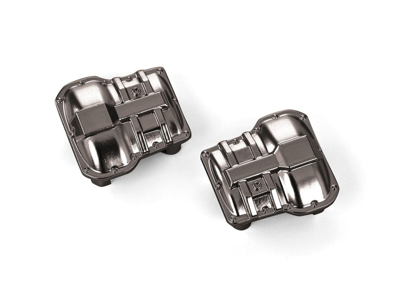 9738-BLKCR Axle Cover, Front Or Rear, (Black Chrome) (2)