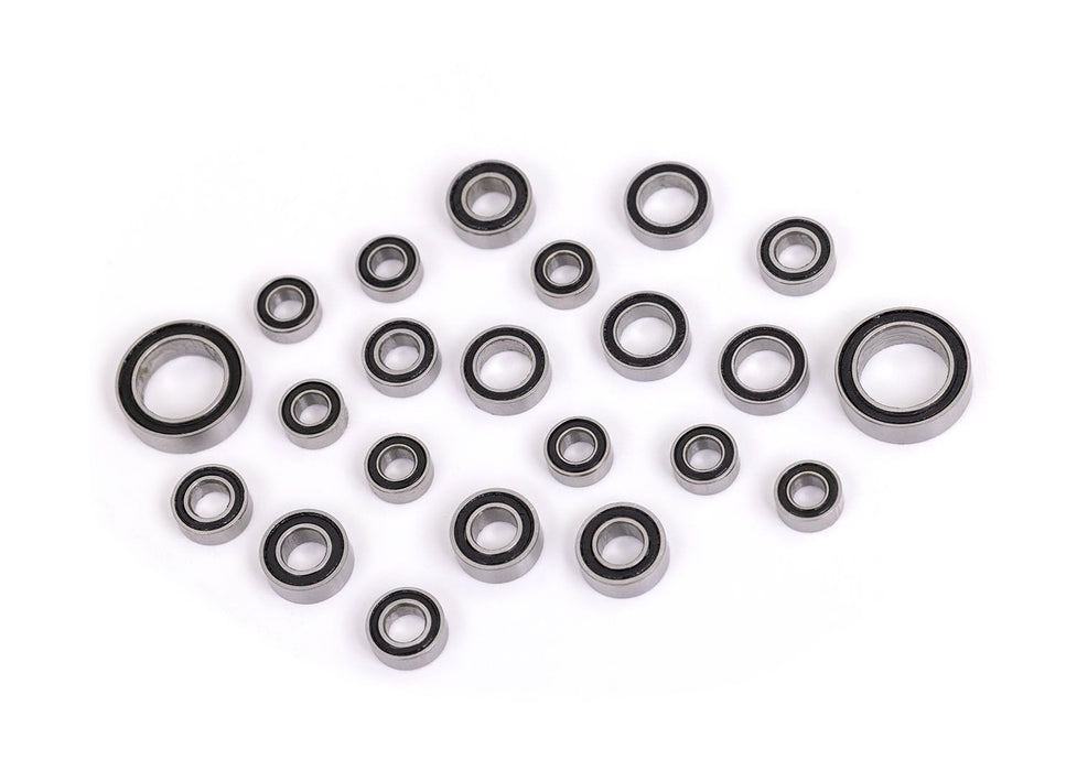 9745X ball bearing set, black rubber sealed, complete (3X6X2.5mm(8) 5X8X2.5mm(4) 4X8X3mm(4)) Etc.