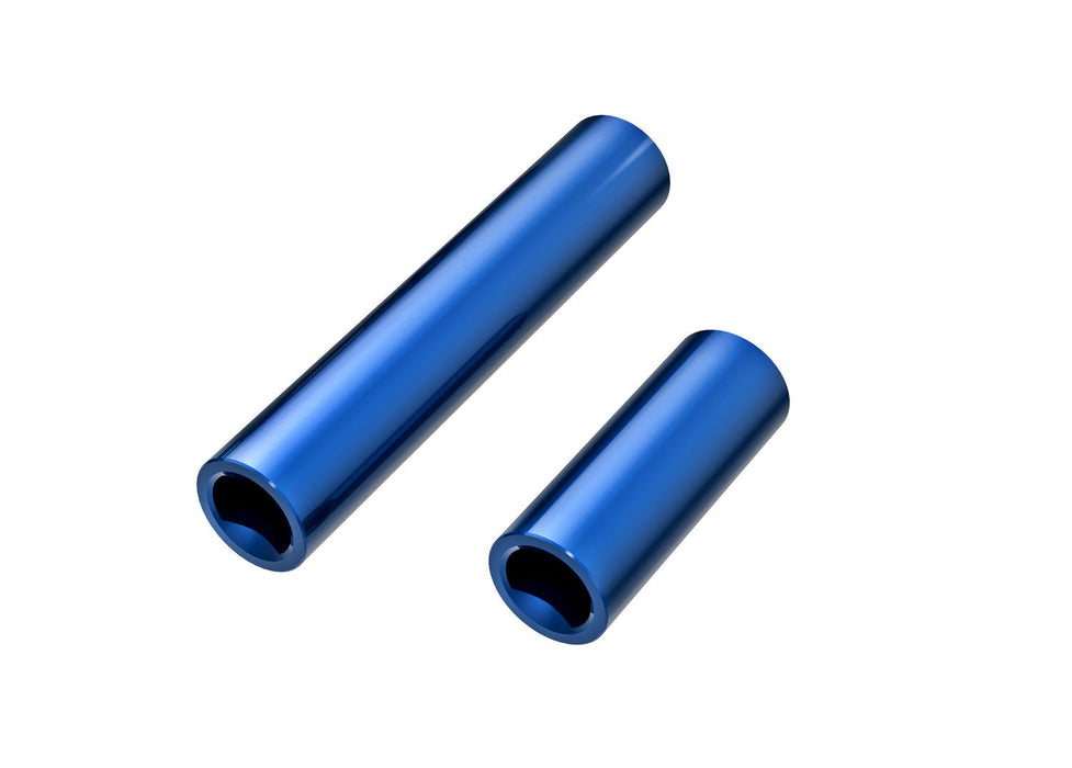 9752-Blue Traxxas Driveshafts, center, female, 6061-T6 aluminum (blue-anodized) (front & rear) (for use with #9751 metal center driveshafts)