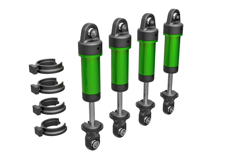 9764-GRN Traxxas Shocks, GTM, 6061-T6 Aluminum Green Anodized