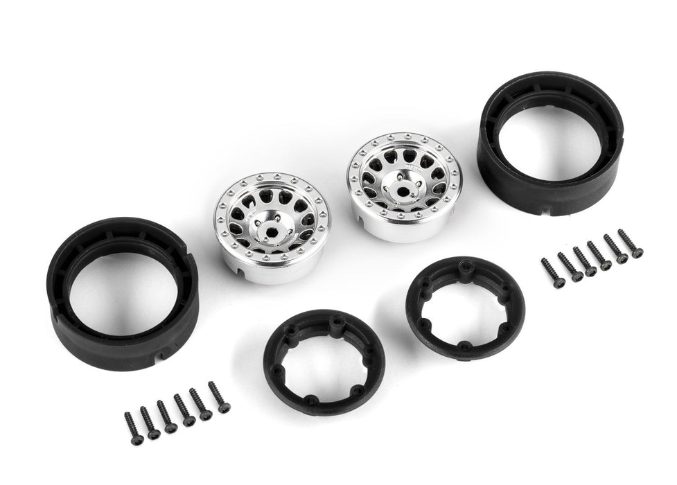 9781-Satin wheels, 1.0'', method race wheels 105 beadlock (satin chrome, beadlock) (2)