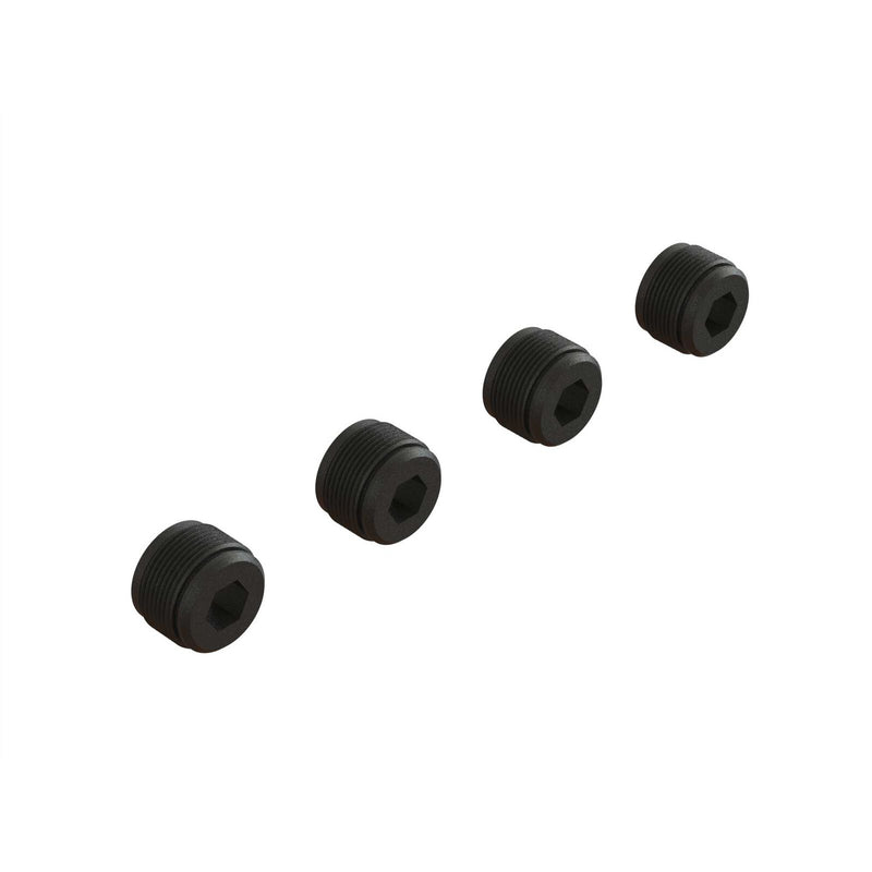 ARA330582 Arrma Hub Nut, Black (4)