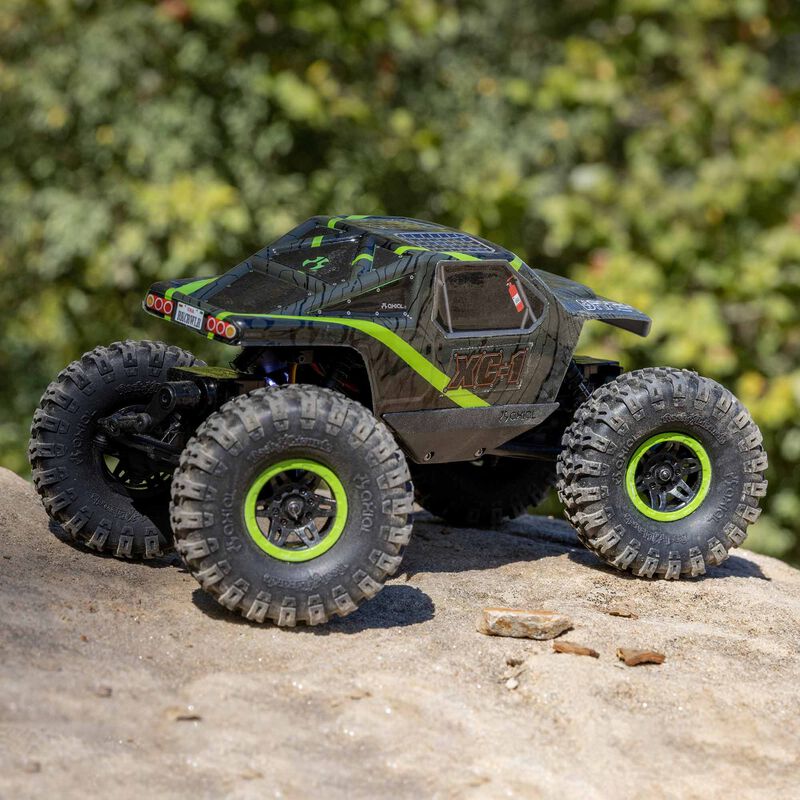 AXI00003T1 AX24 XC-1 4WS 1/24 Scale Mini Crawler RTR GREEN