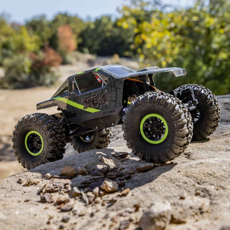AXI00003T1 AX24 XC-1 4WS 1/24 Scale Mini Crawler RTR GREEN